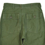 1960's USARMY COTTON SATEEN OG-107 BAKER PANTS SLIM CUSTOM... W31 L32