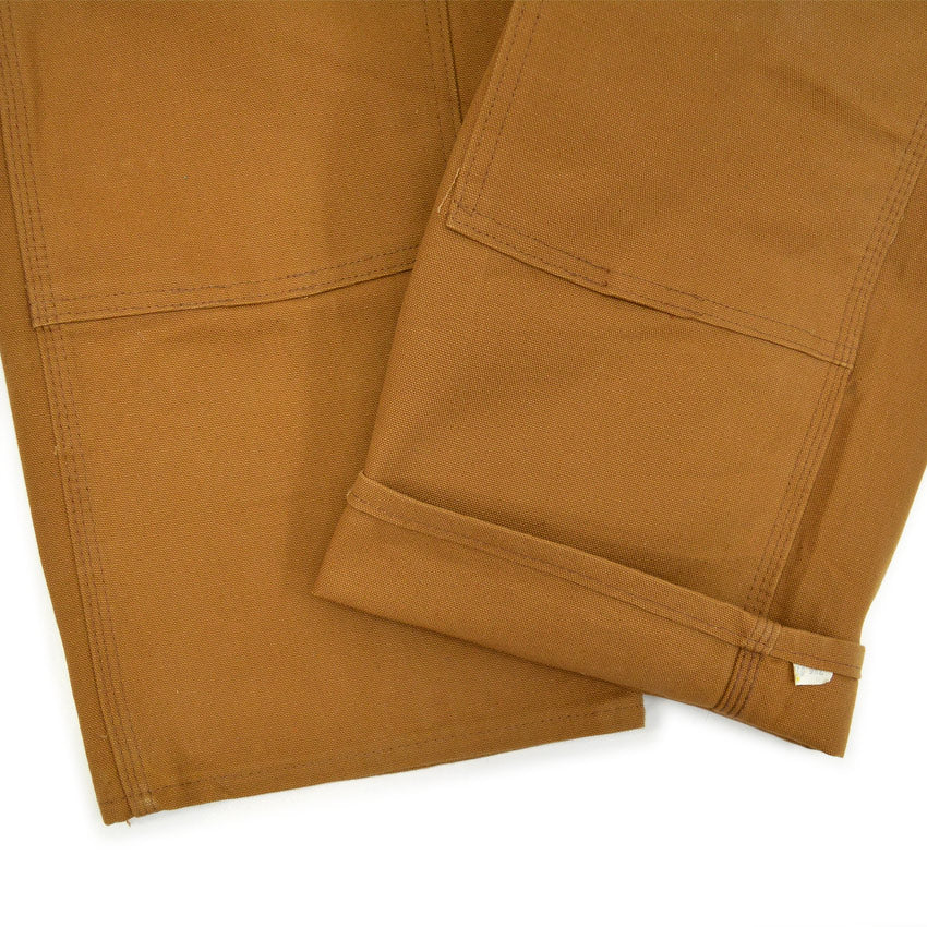 1990's DEADSTOCK KEY BROWN DUCK DOUBLE KNEE OVERALL... W36 L30