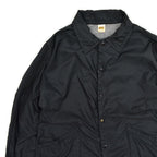 1970's~ RUSSELL ALL BLACK COACH JACKET... L