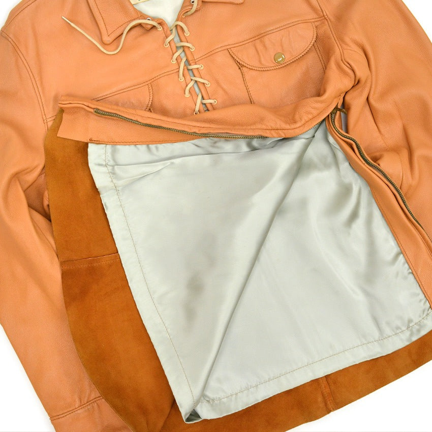 ~1960's MIDWESTERN SPORT TOGS DEERSKIN LEATHER SHIRT... 38