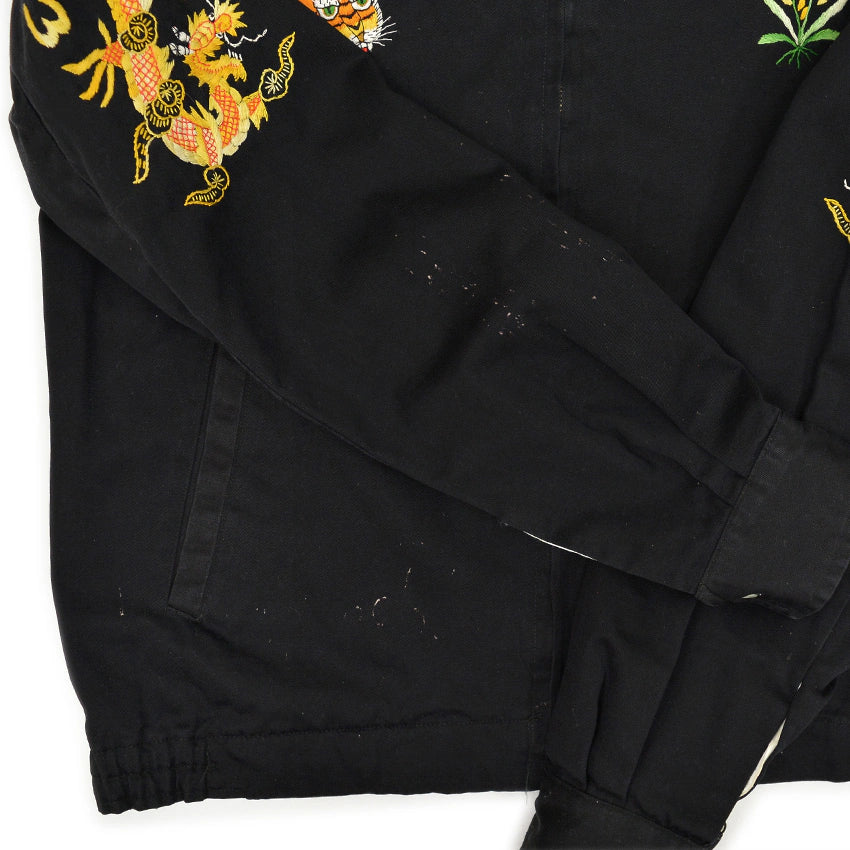 1960s VIETNAM SOUVENIR JACKET (Vietnamese souvenir jacket) with tiger design, 64-65 size, name embroidery...