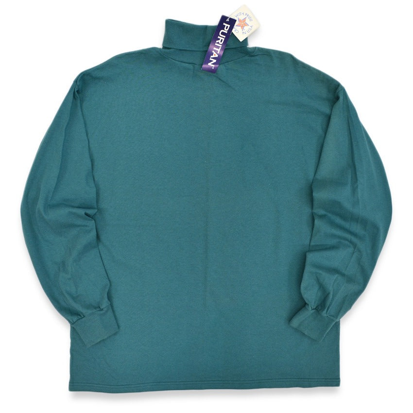1990's DEADSTOCK PURITAN COTTON TURTLE NECK L/S SHIRT ... L