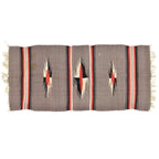 OLD CHIMAYO HAND WOVEN RUG... 112cm×51cm