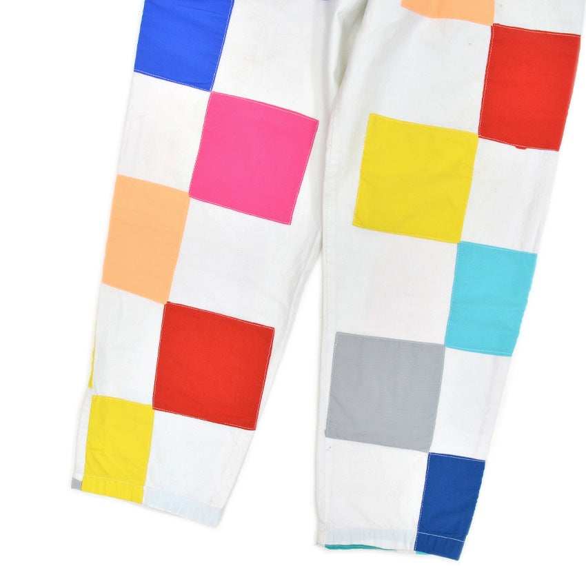1990's PATCHIT ALL COTTON CRAZY COLOR PATCHWORK PANTS ...