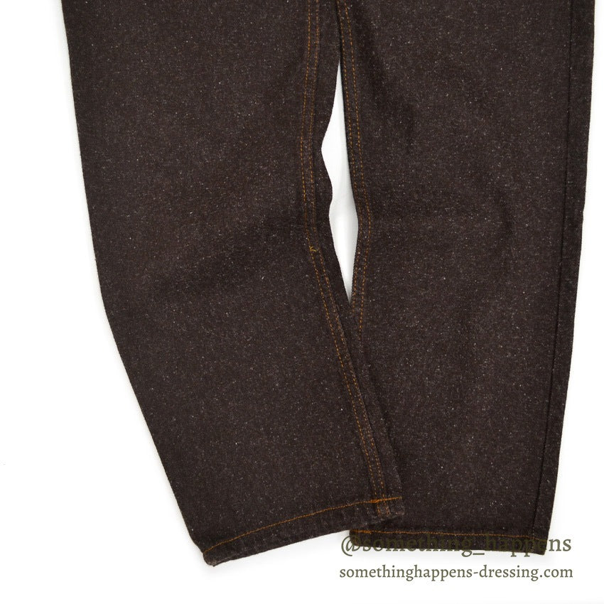 1990's~ Levi's 501 BROWN DENIM PANTS MEXICO... W33 L30