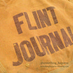 〜1970's FLINT JOURNAL CANVAS NEWS PAPER BAG ...