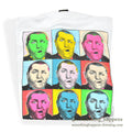 1990's CHANGES CURLY Andy Warhol PRINT T-SHIRT ... L