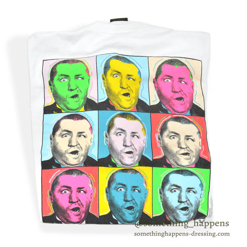 1990's CHANGES CURLY Andy Warhol PRINT T-SHIRT ... L