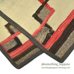 c.1930's NAVAJO RUG CROSS AND STEPPED DIAMOND PATTERN ... 168cm×118cm