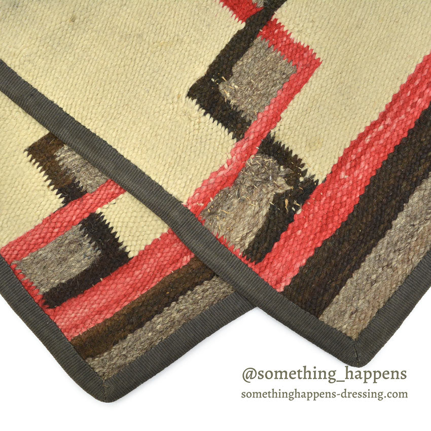 c.1930's NAVAJO RUG CROSS AND STEPPED DIAMOND PATTERN ... 168cm×118cm