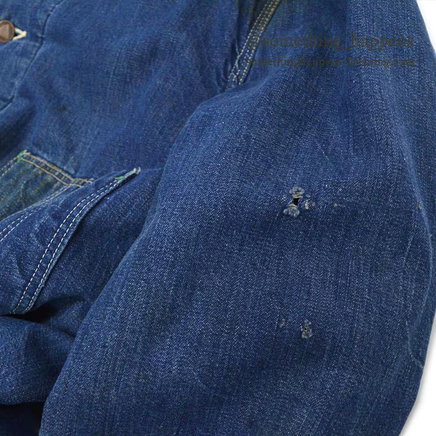 ~1960's HERCULES DENIM COVERALL BLANKET ... Fits like 42