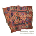 OLD KILIM RUG ... 86cm x 58cm