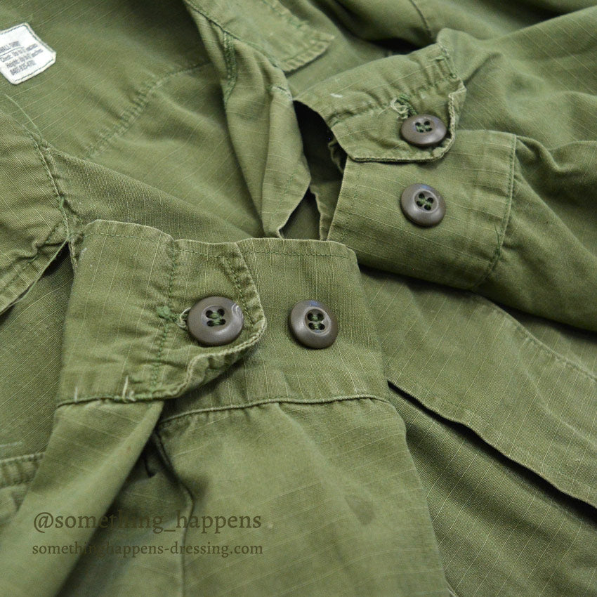1960's USARMY JUNGLE FATIGUE JACKET...X-SMALL-SHORT