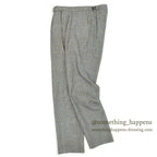 1960's~ EURO GLEN CHECK TROPICAL WOOL SLACKS... W32 L32