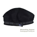 1990's PATAGONIA BLACK FLEECE BERET HAT MINT ... M