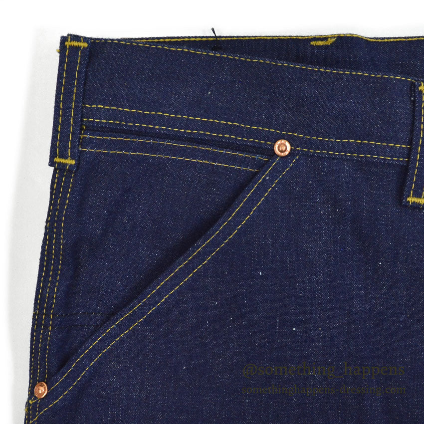 1960's~ DEADSTOCK Lee 191-Z JELT DENIM PAINTER PANTS... W38 L29