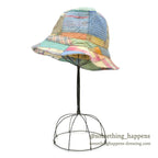 1970's LLBEAN MADRAS CHECK PATCHWORK HAT...L