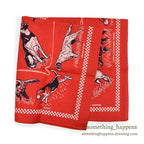 DEADSTOCK OLD HOUND DOG BANDANA CHECKERD FLAG...