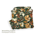 1980's BANANA REPUBLIC SAFARI & TRAVEL DOG PRINT SHIRT ... M