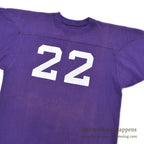 1960's CHAMPION FOOTBALL T-SHIRT PURPLE ... L