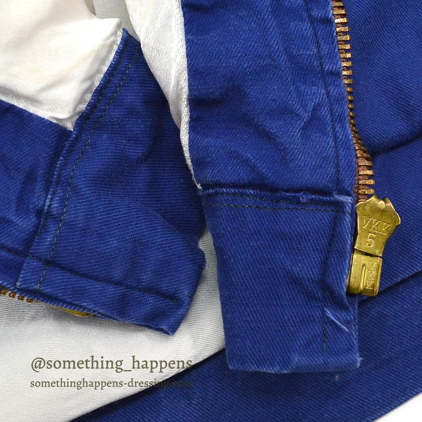 1960s Vietnam Souvenir Jacket (Vietnamese style) 1965. Blue...