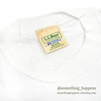 1990's DEADSTOCK L.L.BEAN BY RUSSELL ATHLETIC POCKET TEE ... M