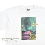 1990's ONEITA BROOKTREE MEDIA STREAM CHIP GRAPHIC T-SHIRT ... L
