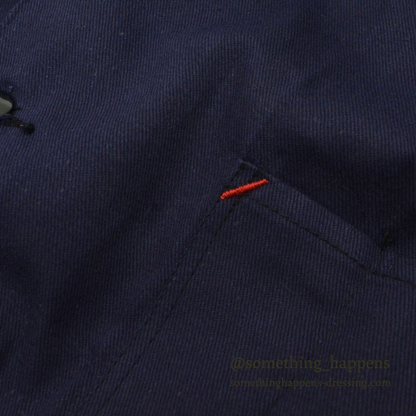 ~1960's DEADSTOCK CARHARTTS OVERALLS DARK NAVY WORK JACKET EURO... 42