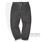 1990's Levi's 501 BLACK DENIM PANTS... W33/L32