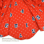 1970's BIANDI CELLINI NUMBERS DOTS COTTON RAYON SHIRT ... M