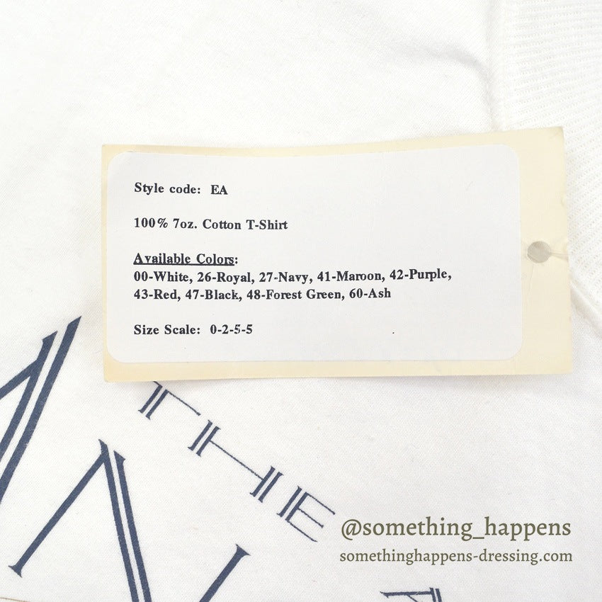 1990's DEADSTOCK CS THE ART OF ANGLING PRINT T-SHIRT ... L