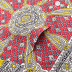 〜1960's LAGUNA ORIENTAL PATTERN S/S BOX SHIRT ... M