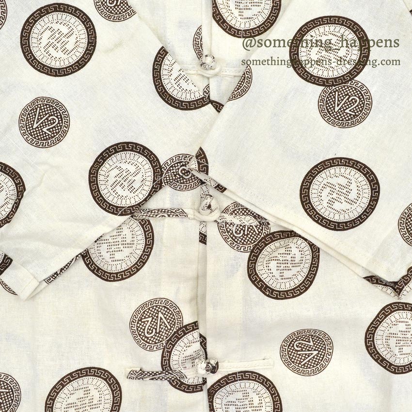 〜1990's DEADSTOCK GRECIAN PRINT S/S SHIRT ...