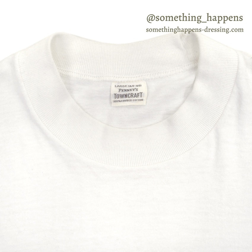 1960's TOWNCRAFT PENNEYS PLAIN T-SHIRT ... L