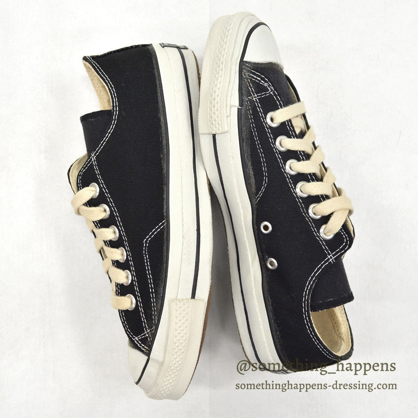 1970's DEADSTOCK CONVERSE CHUCK TAYLOR LO BLACK OX... 7
