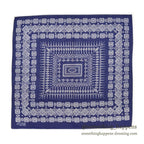 OLD GEOMETRIC BANDANA NAVY RN13962...