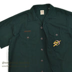 ~1960's BSA FOREST GREEN S/S COTTON OFFICIAL SHIRT... Fits like M