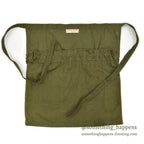 1940's AMERICAN RED CROSS WW2 HBT APRON DITTY BAG...