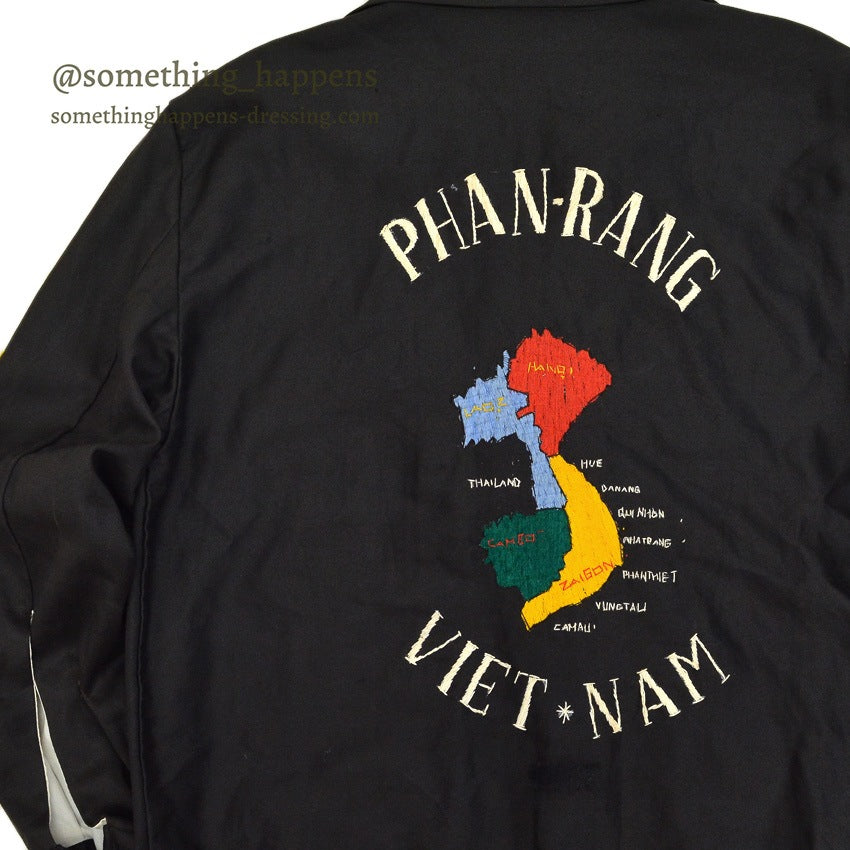 1960s Vietnam Souvenir Jacket (Vietnamese style) 1967... Fits like Large