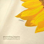 1990s DEADSTOCK ONEITA Sunflower Long-Sleeve T-Shirt ... XL