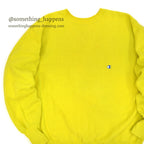 1990's CHAMPION REVERSE WEAVE SWEAT SHIRT ACID GREEN... LARGE