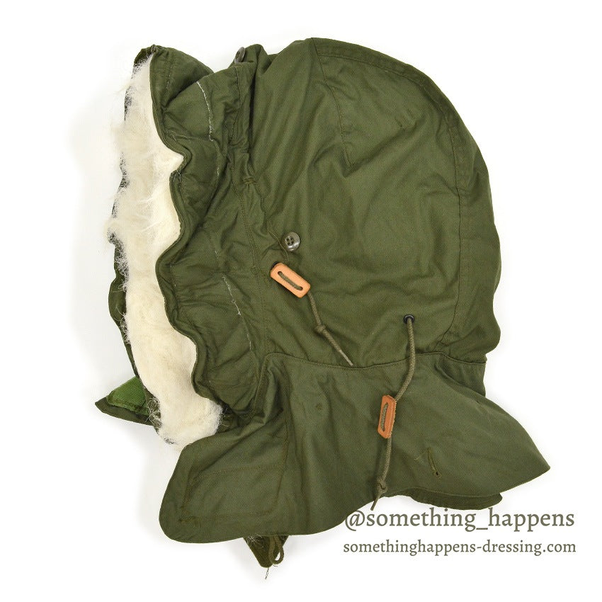 1960s Deadstock US Army Parka, Men's, M-65, Aluminum Zipper, Full Set... Medium