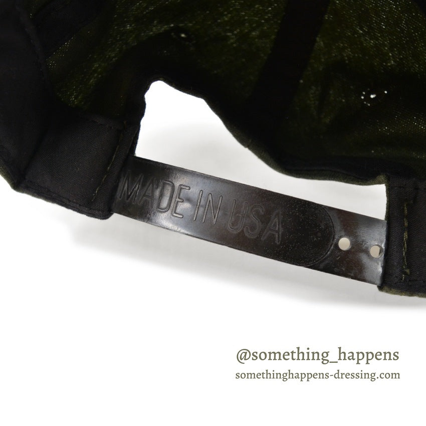 〜1990's REMINGTON OILED COTTON GAME CAP DEEP GREEN ...