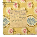 1910's~ WW1 ERA AMERICAN RED CROSS FLORAL FABRIC DITTY BAG...