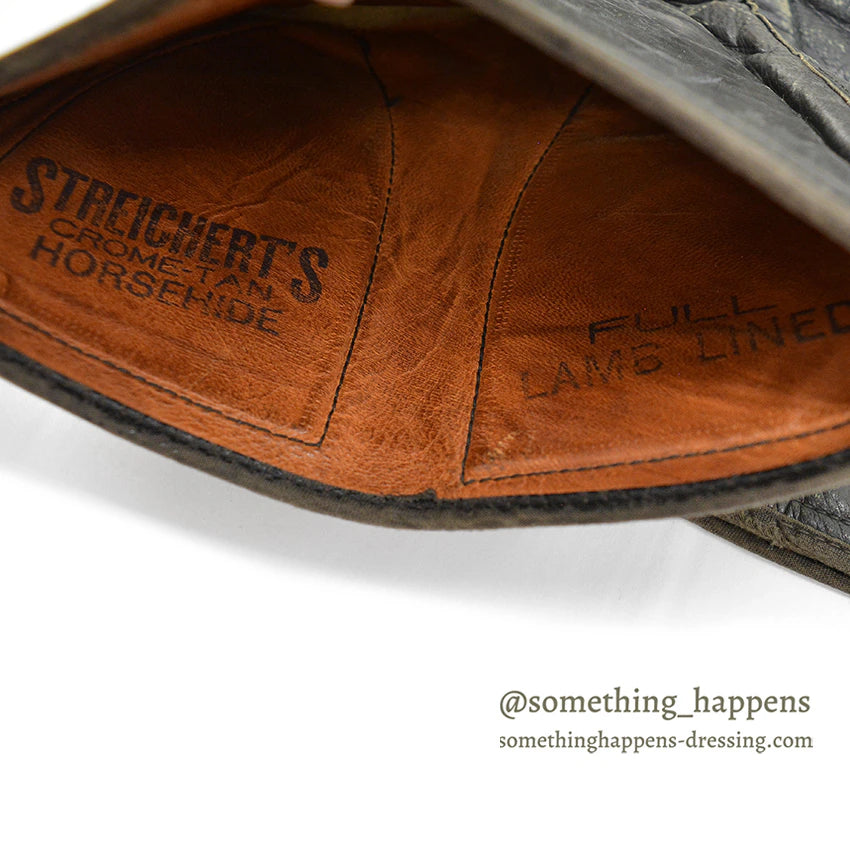 1930's STREICHERT'S HORSEHIDE MOTORCYCLE GLOVES ...
