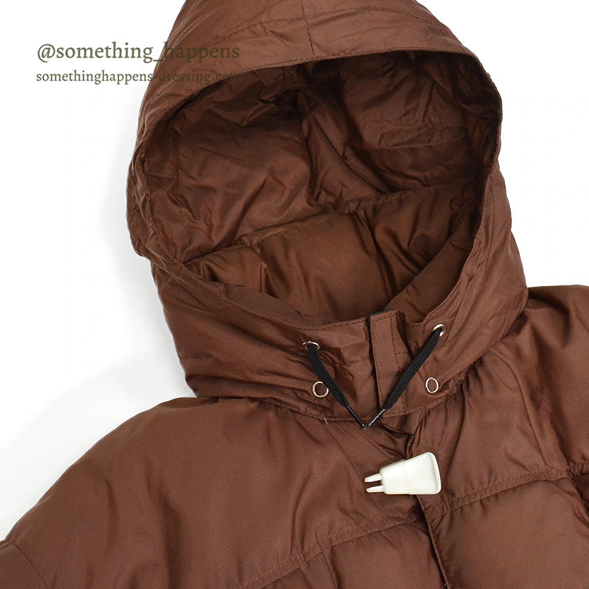 1970's GERRY DOWN SLOPE COAT BROWN... L