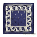 1980's DEADSTOCK BANANA REPUBLIC SAFARI & TRAVEL BANDANA NAVY...