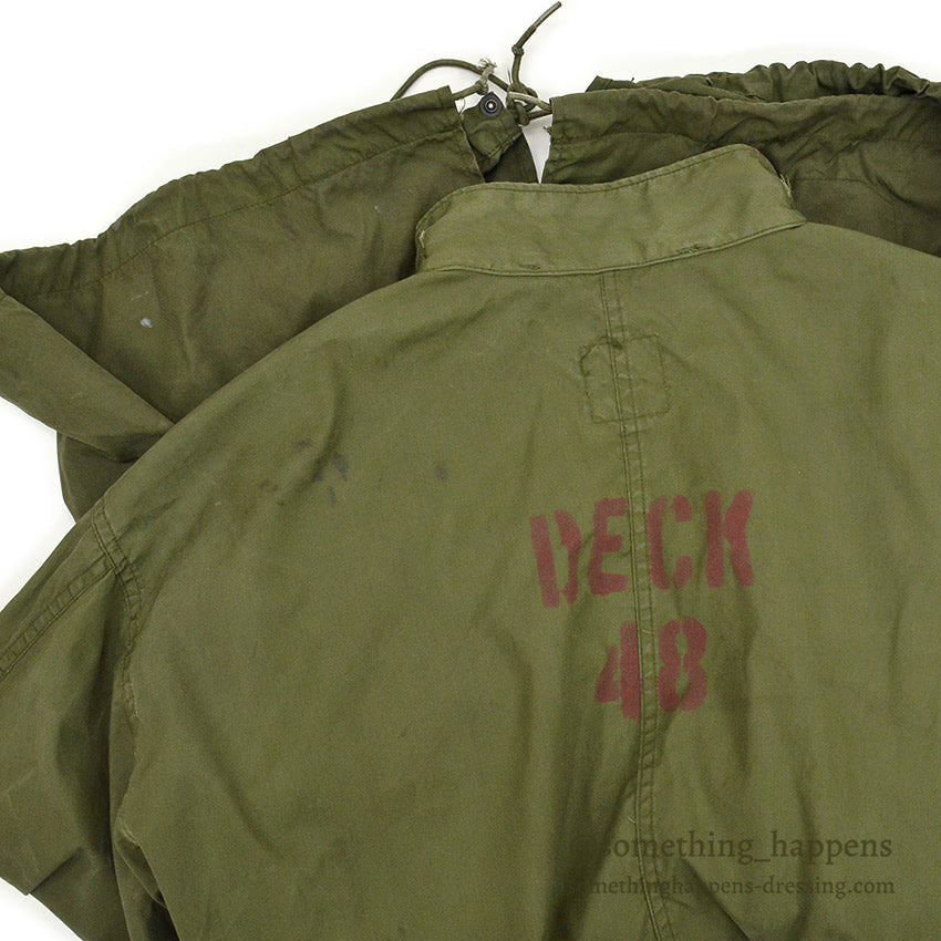 1970's USARMY M-65 PARKA, EXTREME COLD WEATHER STENCIL ON THE BACK... MR