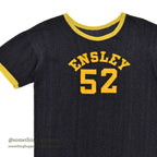 ~1960's CHAMPION ENSLEY ATHLETIC JERSEY T-SHIRT BLACK ... 44
