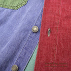 1980's〜 GAP MULTI COLOR DENIM WORK SHIRT ... L